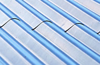 Upton End corrugated roofing
